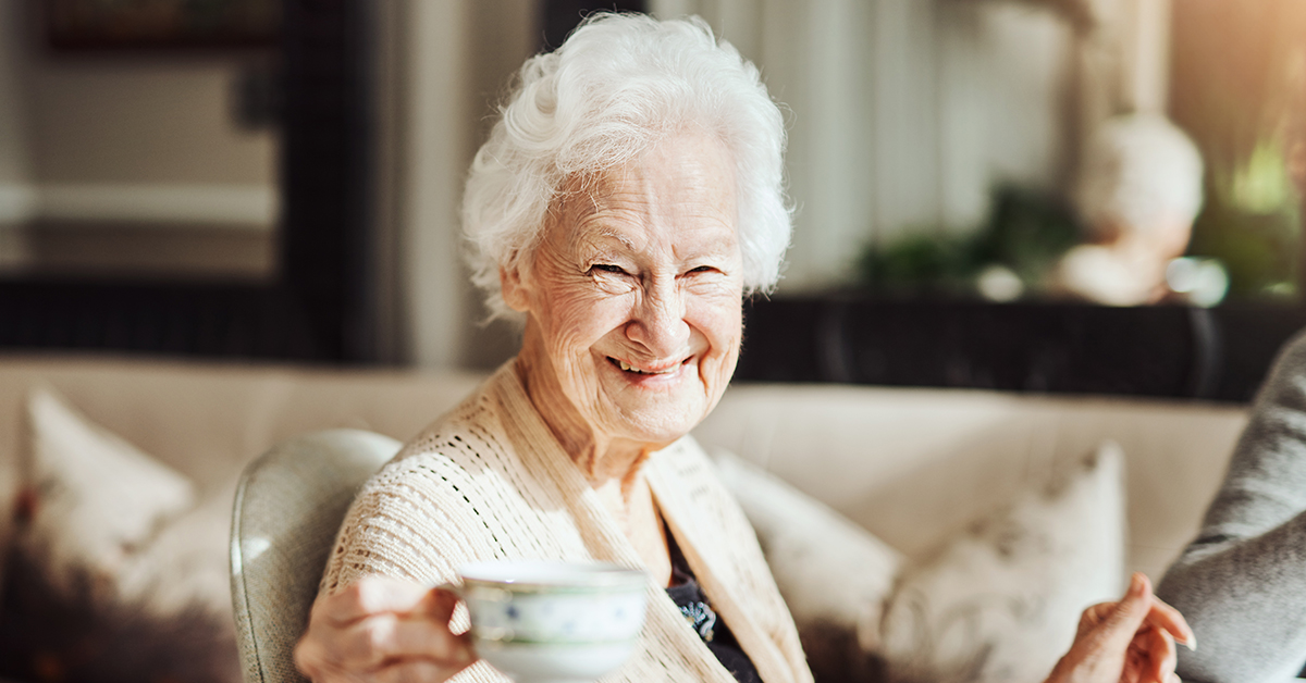Assisted Living stock image 